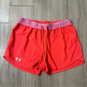Neon Pink Under Armour Shorts XS